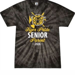PARENT BLACK TIE DYE TEE