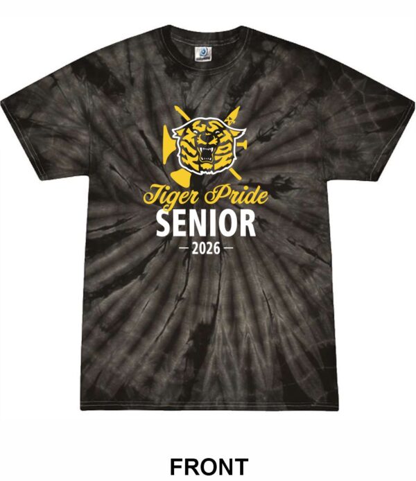 SENIOR BLACK TIE DYE TEE