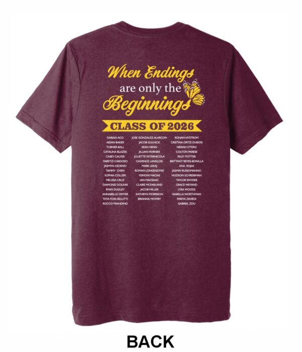 PARENT MAROON TEE - Image 2