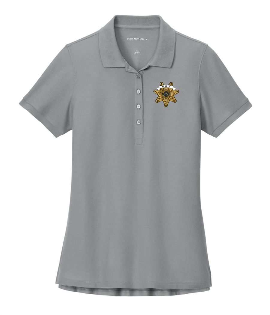 PBA MEMBER WOMENS POLO GREY