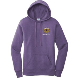 PBA SUPPORTER WOMENS HOODIE PURPLE
