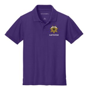 PBA SUPPORTER YOUTH POLO PURPLE