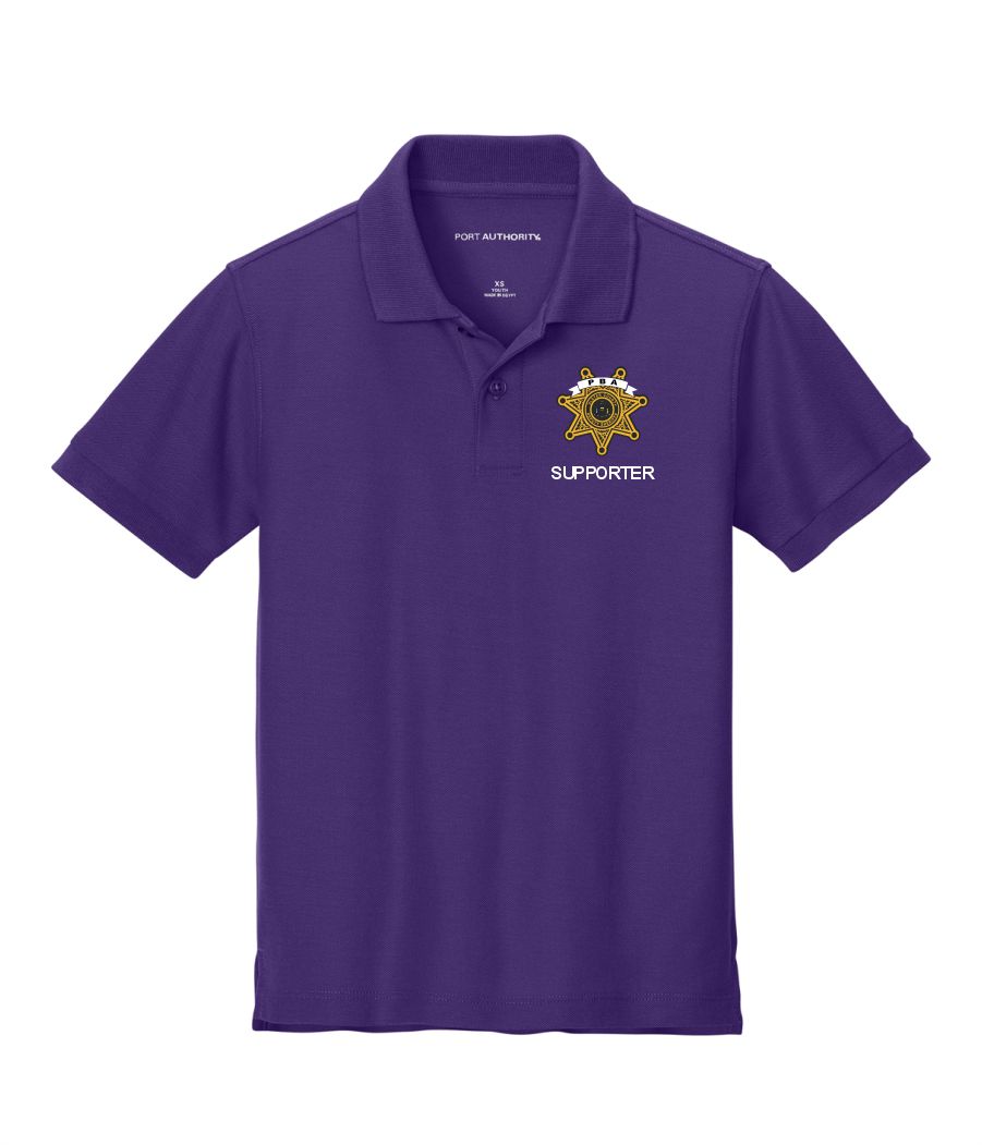 PBA SUPPORTER YOUTH POLO PURPLE