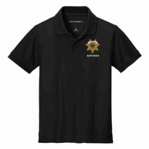 PBA SUPPORTER YOUTH POLO BLACK